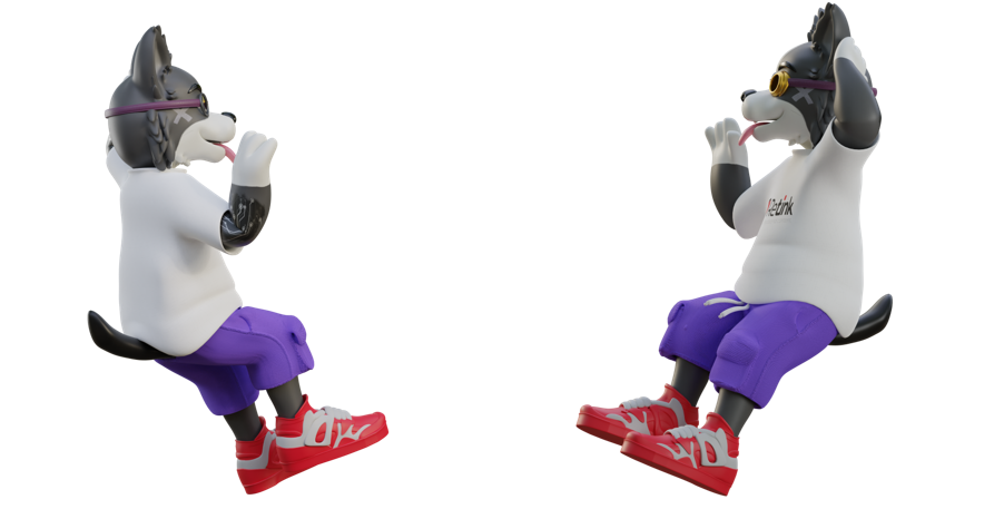 Floating in the Air Pose of Rai